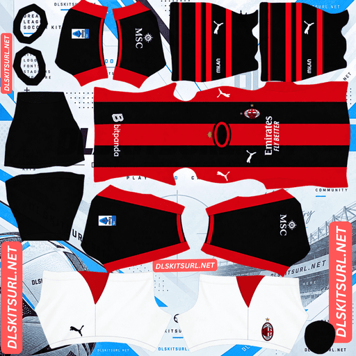 AC Milan dls Home kit url
