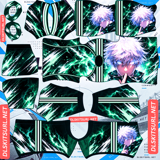 Anime green lightning dls anime kit url