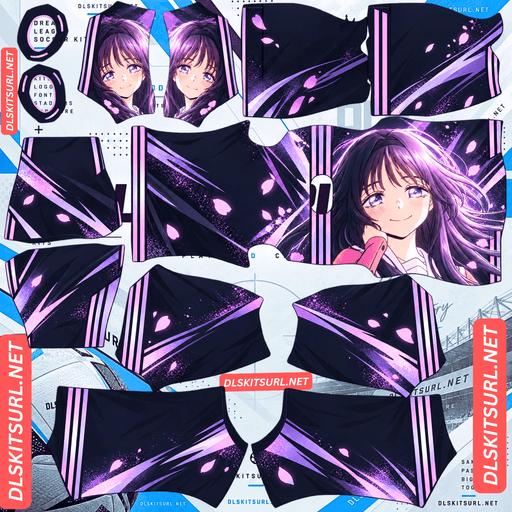 Anime purple sakura dls anime kit url
