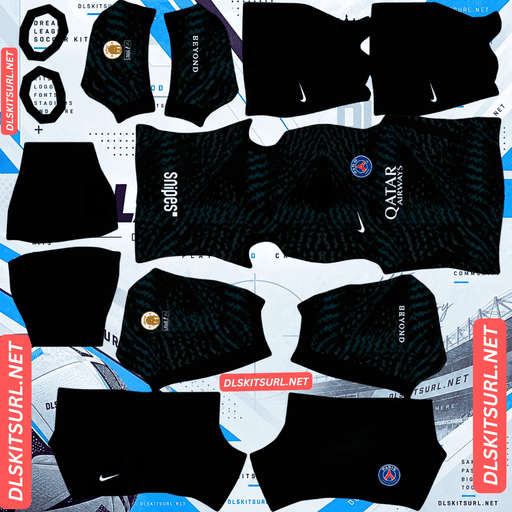 psg dls home gk kit
