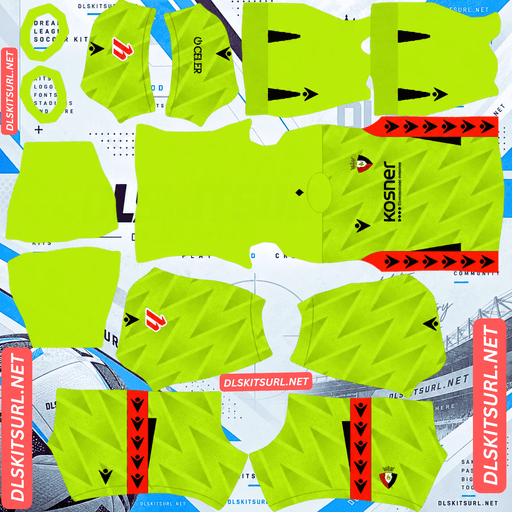 CA Osasuna dls GK Away kit url