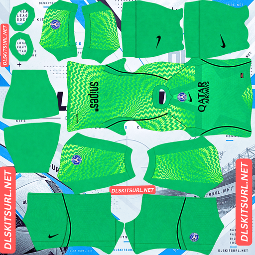 Paris Saint-Germain F.C. dls GK Home kit url