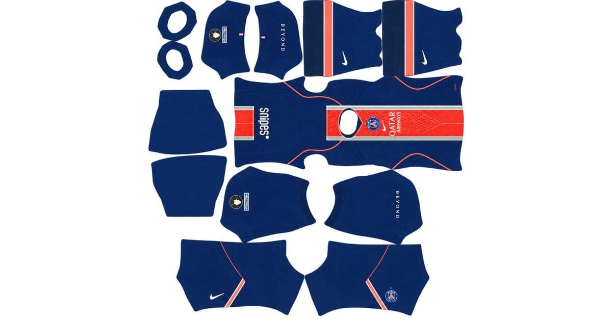 Paris Saint-Germain F.C. dls Home kit url